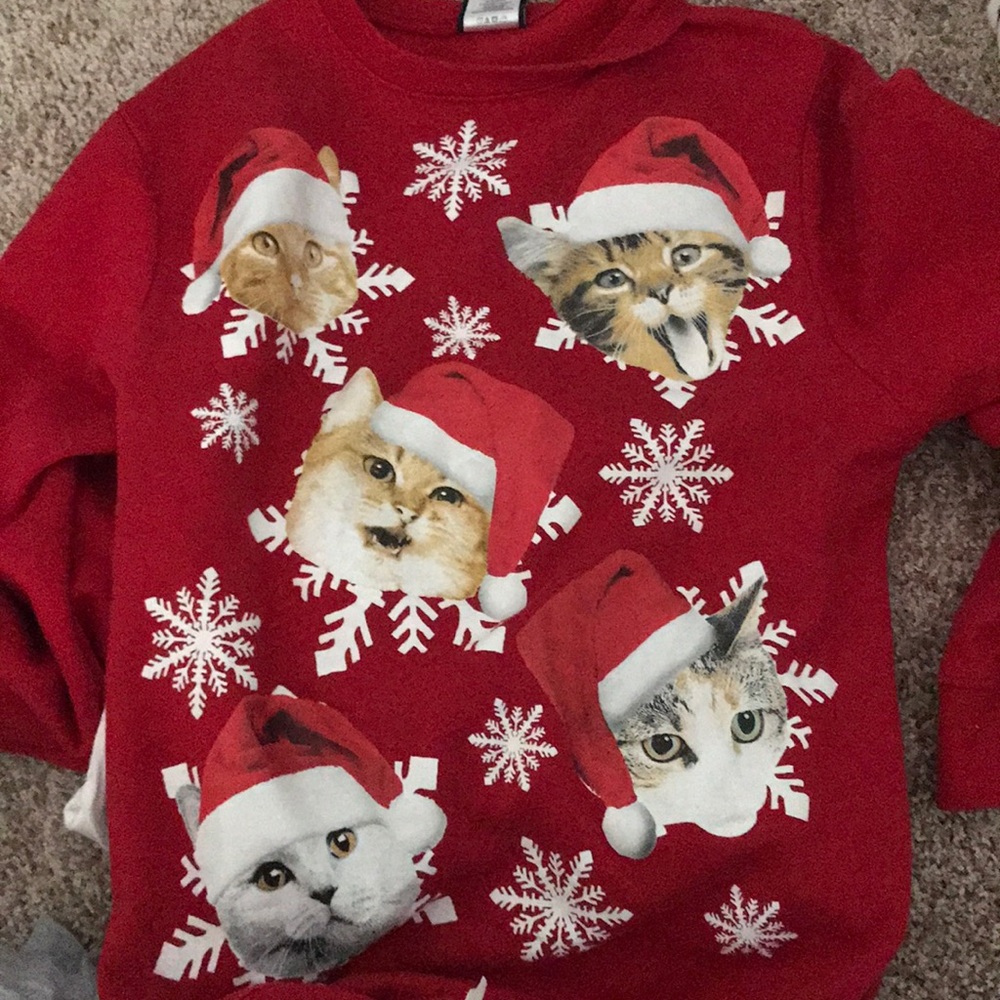 Cat 🐈 Christmas sweatshirt